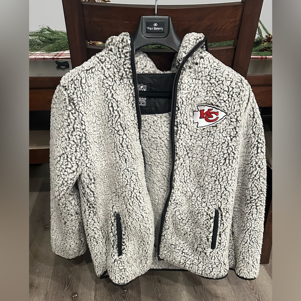 Women’s Kansas City Chiefs full zip fleece hoodie